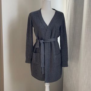 Boden Belted Cardigan- grey size S
